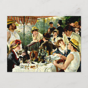Renoir - Luncheon of the Boating Party-1881 Postcard