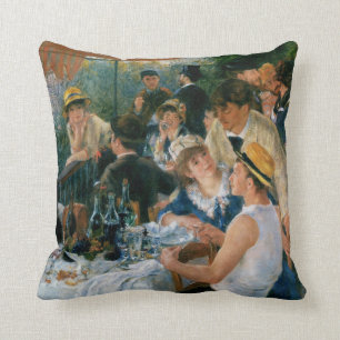 Renoir Luncheon of the Boating Party Fine Art Cushion
