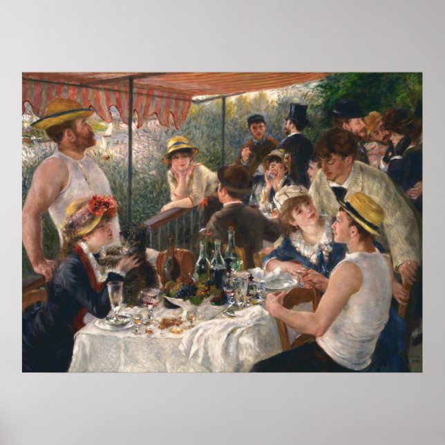 Renoir Luncheon of the Boating Party Fine Art Poster (Front)