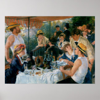 Renoir Luncheon of the Boating Party Fine Art Poster