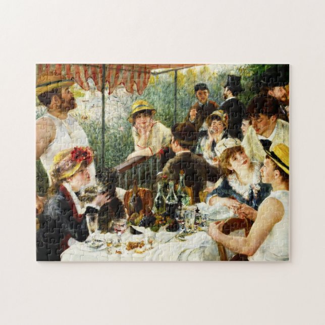 Renoir Luncheon of the Boating Party Jigsaw Puzzle (Horizontal)