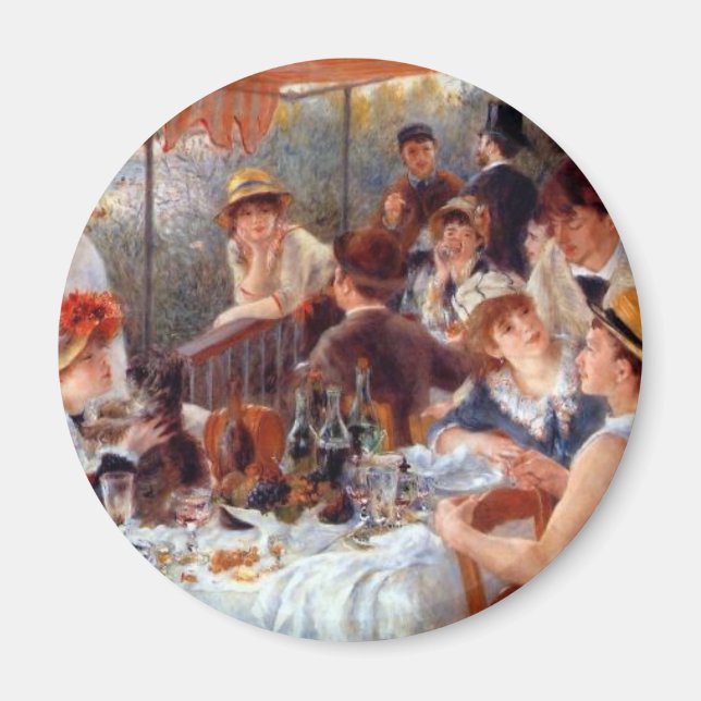 Renoir: Luncheon of the Boating Party Magnet (Front)