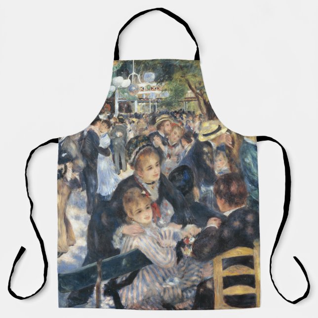 Renoir Moulin Dance Galette Party Apron (Front)