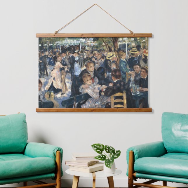 Renoir Moulin Dance Galette Party Hanging Tapestry (Living Room)