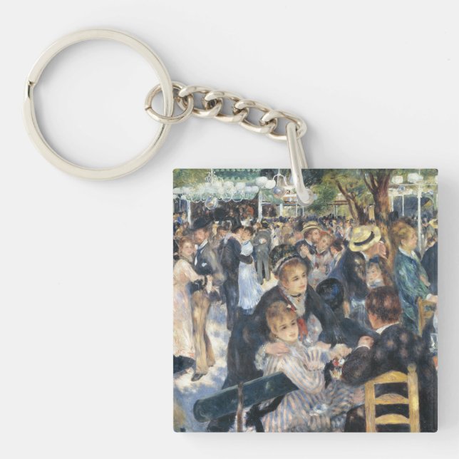 Renoir Moulin Dance Galette Party Key Ring (Front)