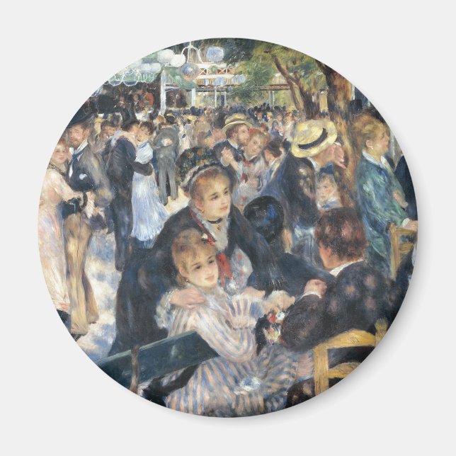Renoir Moulin Dance Galette Party Magnet (Front)