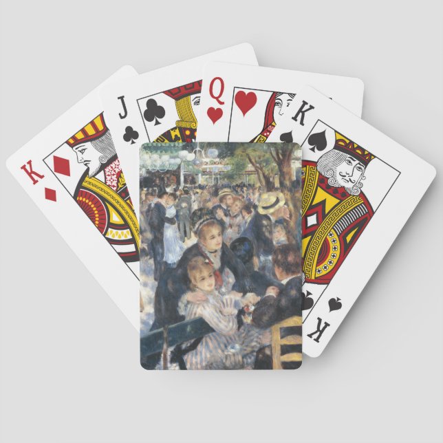 Renoir Moulin Dance Galette Party Playing Cards (Back)