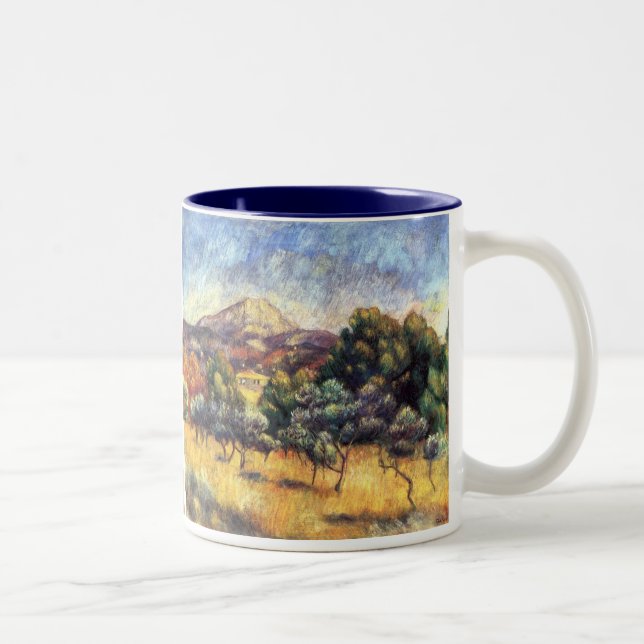 Renoir: Mount Sainte-Victoire Two-Tone Coffee Mug (Right)