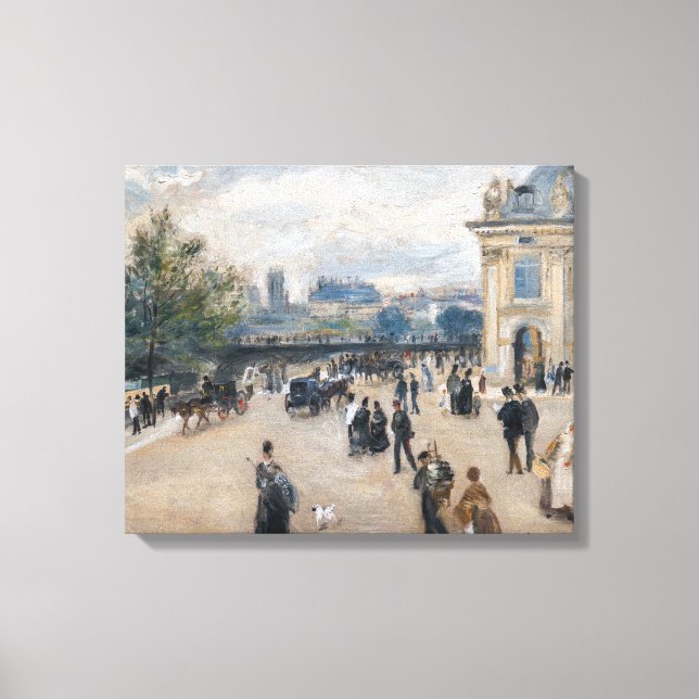Renoir - Paris, Institut au Quai Malaquais Canvas Print (Front)