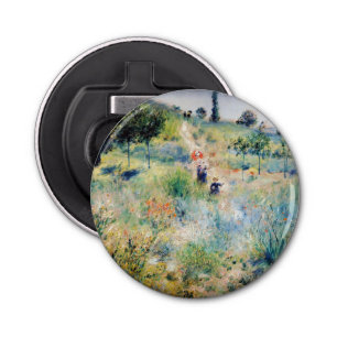 Renoir - Path Leading through Tall Grass Bottle Opener