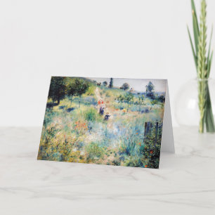 Renoir - Path Leading through Tall Grass Card