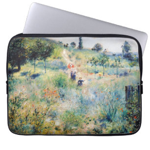 Renoir - Path Leading through Tall Grass Laptop Sleeve