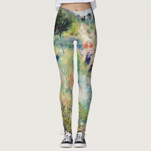 Renoir - Path Leading through Tall Grass Leggings