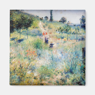 Renoir - Path Leading through Tall Grass Magnet