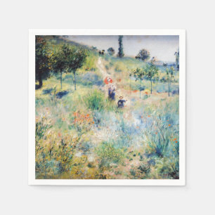 Renoir - Path Leading through Tall Grass Napkin