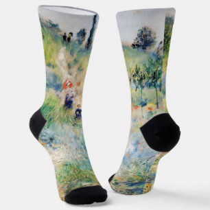 Renoir - Path Leading through Tall Grass Socks