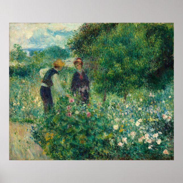 Renoir, Picking Flowers Poster (Front)