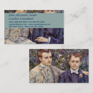 Renoir - Portrait of a Brother Fine Art Business Card