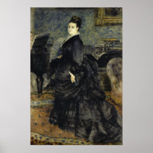 Renoir - Portrait Of Mme Georges Hartmann Poster