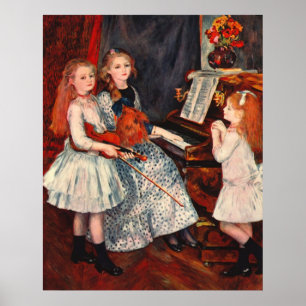 Renoir - Portrait of the daughter of Catulle-Mende Poster