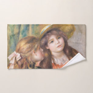 Renoir - Portrait of Two Little Girls Bath Towel Set