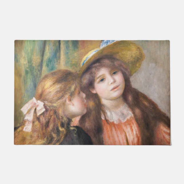 Renoir - Portrait of Two Little Girls Doormat (Front)