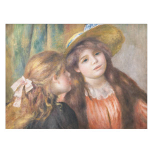 Renoir - Portrait of Two Little Girls Tablecloth