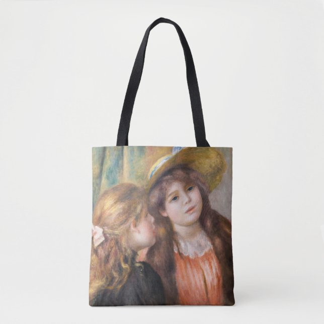 Renoir - Portrait of Two Little Girls Tote Bag (Front)