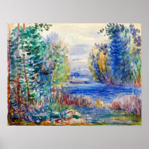 Renoir - River Landscape 1890 Poster