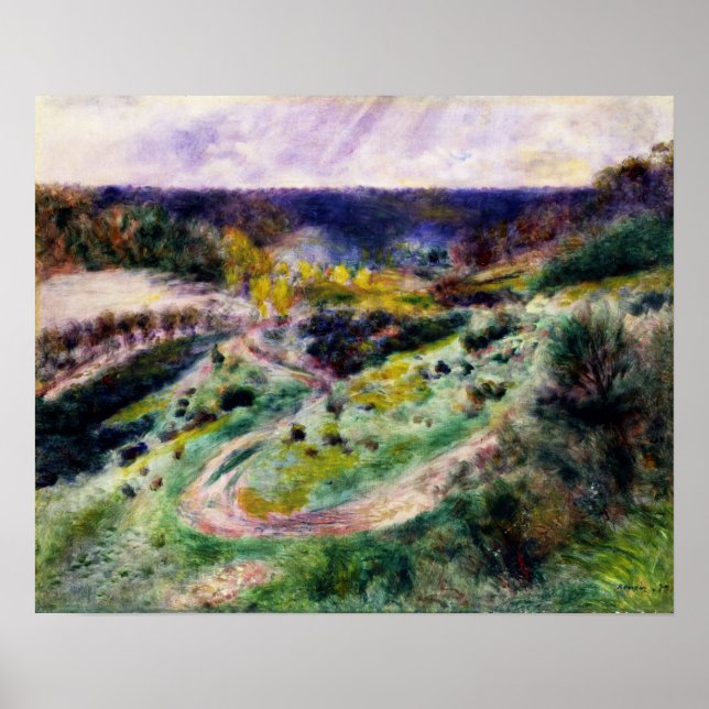 Renoir - Road At Wargemont Poster (Front)