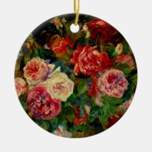 Renoir - Roses Ceramic Tree Decoration
