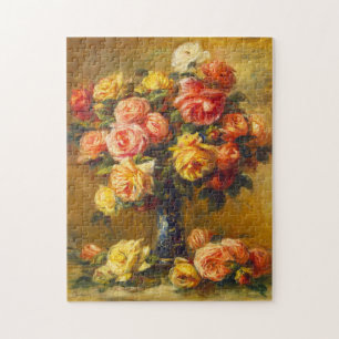 Renoir Roses in a Vase Puzzle