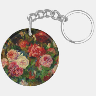 Renoir - Roses, Key Ring