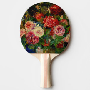 Renoir - Roses Ping Pong Paddle