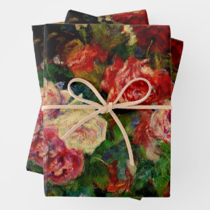 Renoir - Roses Wrapping Paper Sheet