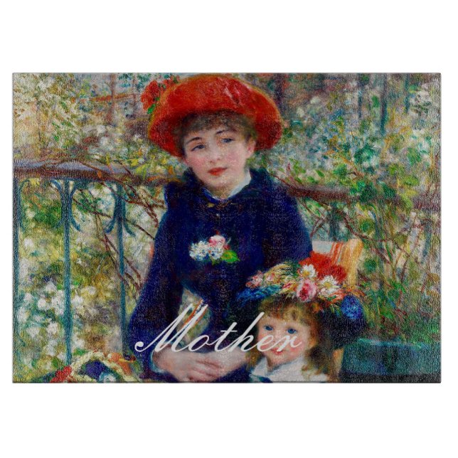 Renoir’s Mother and Child Cutting Board (Front)