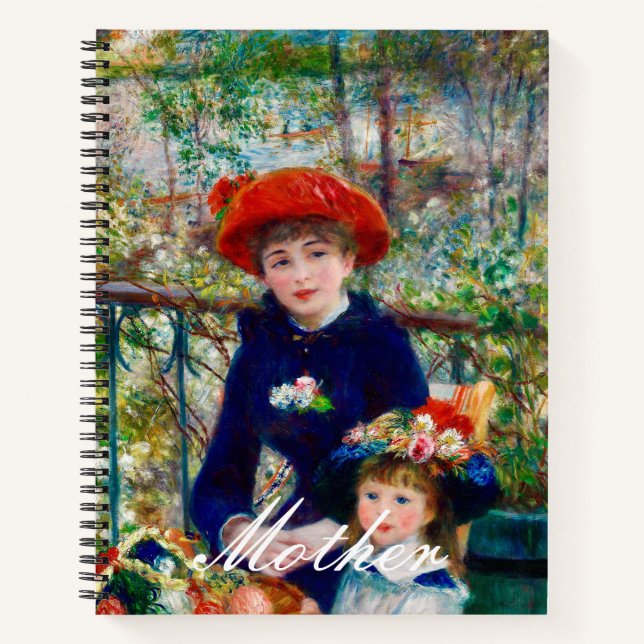 Renoir’s Mother and Child  Notebook (Front)