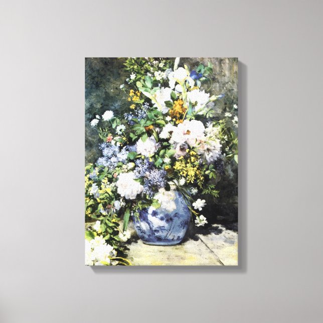Renoir’s “Spring Bouquet” Canvas Print (Front)
