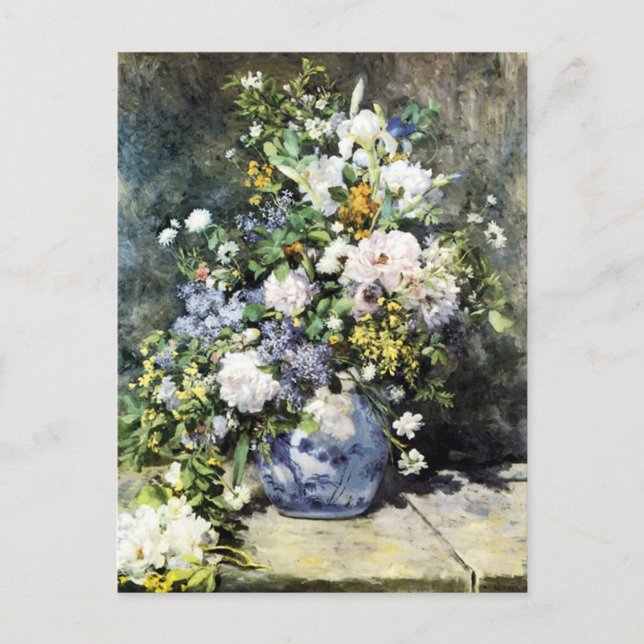 Renoir’s “Spring Bouquet” - Postcard (Front)