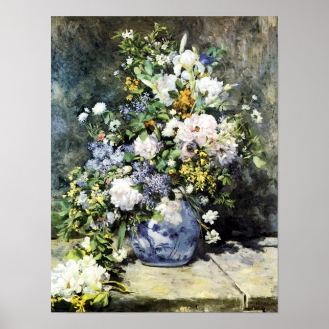 Renoir’s “Spring Bouquet” - Poster (Front)