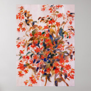Renoir - Still Life with Fuscias Poster