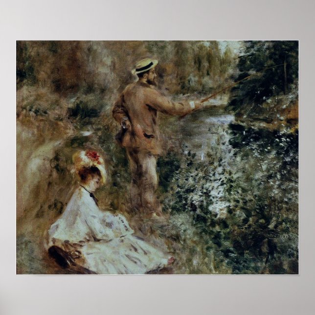 Renoir - The Fisherman 1874 Poster (Front)