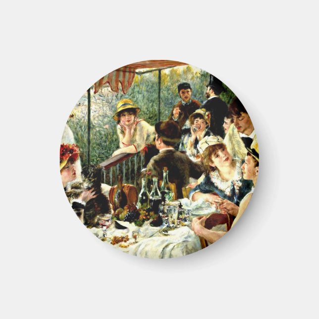 Renoir - The Luncheon of the Boating Party-1881 Magnet (Front)