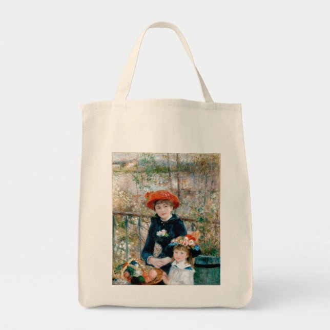 Renoir -The Two Sisters On The Terrace - 1881 Tote Bag (Front)