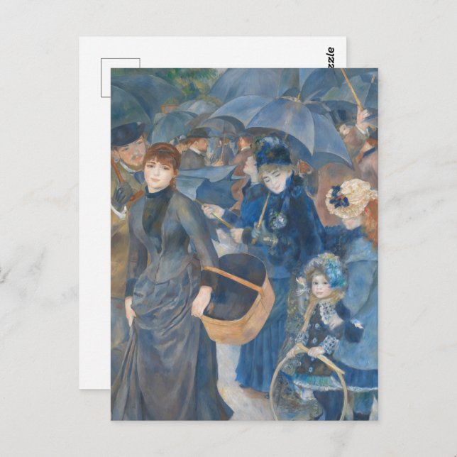 Renoir - The Umbrellas Fin Art Postcard (Front/Back)