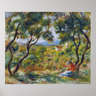 Renoir - The Vineyards Of Cagnes 1908 Poster