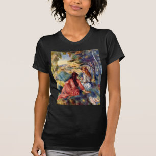 Renoir: Two Girls Sitting in Grass T-Shirt