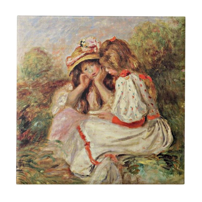 Renoir - Two Little Girls Tile (Front)