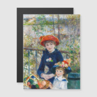 Renoir - Two sisters on the Terrace Magnetic Card