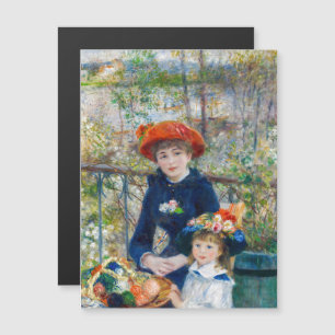 Renoir - Two sisters on the Terrace Magnetic Card